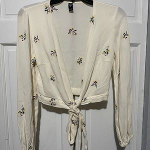 Floral blouse/wrap
